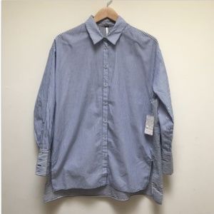 Free People | Striped Oversize Lake House Shirt